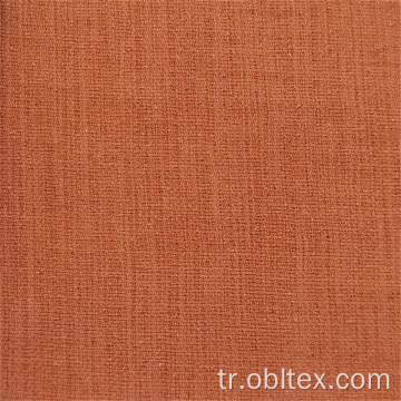 OBL22-C-064 Elbise için polyester taklit keten